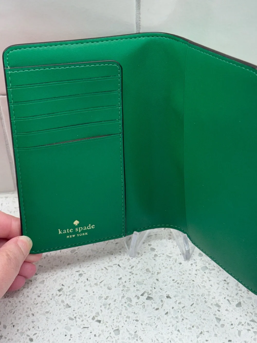 Kate Spade New York Green Red Watermelon Passport Holder